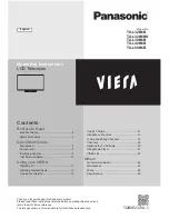 Panasonic Viera TX-L32B6B Operating Instructions Manual preview