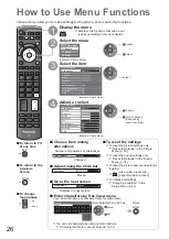 Preview for 26 page of Panasonic Viera TX-L32C10BA Operating Instructions Manual