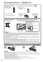 Preview for 6 page of Panasonic Viera TX-L32C20B Operating Instructions Manual