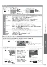 Preview for 49 page of Panasonic Viera TX-L32C20B Operating Instructions Manual