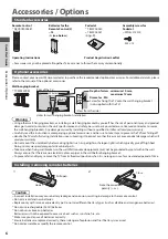 Предварительный просмотр 6 страницы Panasonic Viera TX-L32C3B Operating Instructions Manual