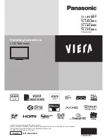 Preview for 1 page of Panasonic Viera TX-L32D28BP Operating Instructions Manual