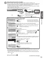 Preview for 13 page of Panasonic Viera TX-L32D28BP Operating Instructions Manual