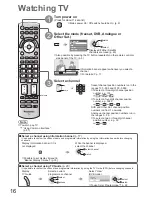 Preview for 16 page of Panasonic Viera TX-L32D28BP Operating Instructions Manual