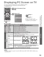 Preview for 59 page of Panasonic Viera TX-L32D28BP Operating Instructions Manual