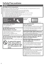 Предварительный просмотр 4 страницы Panasonic Viera TX-L32E30Y Operating Instructions Manual