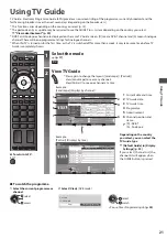 Предварительный просмотр 21 страницы Panasonic Viera TX-L32E30Y Operating Instructions Manual