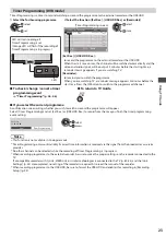 Предварительный просмотр 23 страницы Panasonic Viera TX-L32E30Y Operating Instructions Manual