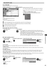 Предварительный просмотр 65 страницы Panasonic Viera TX-L32E30Y Operating Instructions Manual