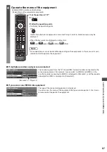 Предварительный просмотр 87 страницы Panasonic Viera TX-L32E30Y Operating Instructions Manual