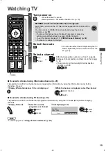 Preview for 19 page of Panasonic Viera TX-L32E5B Operating Instructions Manual