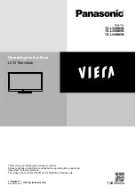 Preview for 1 page of Panasonic Viera TX-L32EM5B Operating Instructions Manual