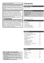 Preview for 3 page of Panasonic Viera TX-L32EM5B Operating Instructions Manual