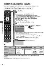 Preview for 26 page of Panasonic Viera TX-L32EM5B Operating Instructions Manual