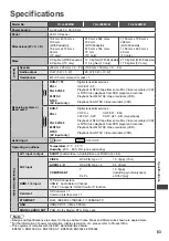 Preview for 83 page of Panasonic Viera TX-L32EM5B Operating Instructions Manual