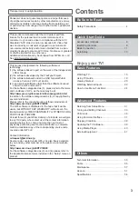 Preview for 3 page of Panasonic Viera TX-L32EM5E Operating Instructions Manual