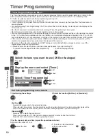 Preview for 52 page of Panasonic Viera TX-L32ET5B Operating Instructions Manual