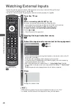 Preview for 28 page of Panasonic Viera TX-L32ET5E Operating Instructions Manual