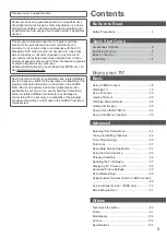 Preview for 3 page of Panasonic Viera TX-L32ET5Y Operating Instructions Manual