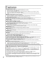 Предварительный просмотр 2 страницы Panasonic VIERA TX-L32G10B Operating Instructions Manual