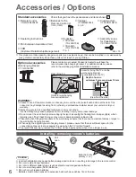 Предварительный просмотр 6 страницы Panasonic VIERA TX-L32G10B Operating Instructions Manual