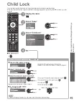 Предварительный просмотр 45 страницы Panasonic VIERA TX-L32G10B Operating Instructions Manual