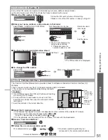 Предварительный просмотр 51 страницы Panasonic VIERA TX-L32G10B Operating Instructions Manual