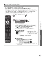 Предварительный просмотр 63 страницы Panasonic VIERA TX-L32G10B Operating Instructions Manual