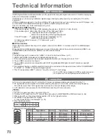 Предварительный просмотр 70 страницы Panasonic VIERA TX-L32G10B Operating Instructions Manual