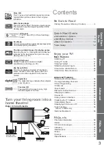 Preview for 3 page of Panasonic Viera TX-L32S20B Operating Instructions Manual