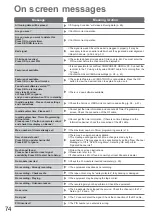 Preview for 74 page of Panasonic Viera TX-L32S20B Operating Instructions Manual