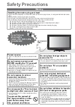 Preview for 2 page of Panasonic Viera TX-L32S20E Operating Instructions Manual