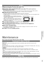 Preview for 3 page of Panasonic Viera TX-L32S20E Operating Instructions Manual