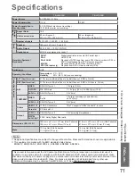 Предварительный просмотр 71 страницы Panasonic Viera TX-L32U10B Operating Instructions Manual