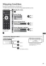 Preview for 47 page of Panasonic Viera TX-L32UX3E Operating Instructions Manual