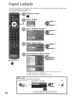 Preview for 50 page of Panasonic VIERA TX-L32V10B Operating Instructions Manual