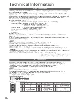Preview for 80 page of Panasonic VIERA TX-L32V10B Operating Instructions Manual