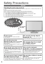 Preview for 4 page of Panasonic Viera TX-L32V10E Operating Instructions Manual