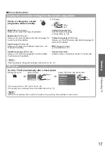 Preview for 17 page of Panasonic Viera TX-L32V10E Operating Instructions Manual