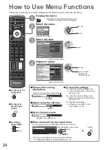 Preview for 24 page of Panasonic Viera TX-L32V10E Operating Instructions Manual