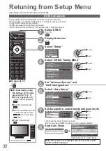 Preview for 32 page of Panasonic Viera TX-L32V10E Operating Instructions Manual