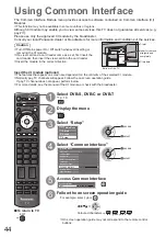 Preview for 44 page of Panasonic Viera TX-L32V10E Operating Instructions Manual