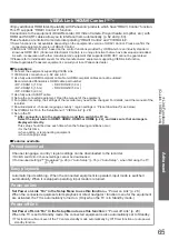 Preview for 65 page of Panasonic Viera TX-L32V10E Operating Instructions Manual