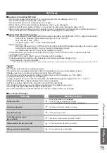 Preview for 75 page of Panasonic Viera TX-L32V10E Operating Instructions Manual