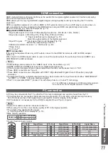 Preview for 77 page of Panasonic Viera TX-L32V10E Operating Instructions Manual