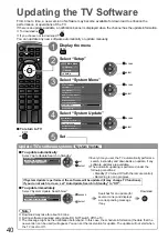 Preview for 40 page of Panasonic Viera TX-L32X15E Operating Instructions Manual