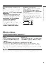 Preview for 5 page of Panasonic Viera TX-L32X3E Operating Instructions Manual