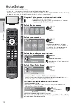 Preview for 12 page of Panasonic Viera TX-L32X3E Operating Instructions Manual