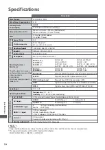 Preview for 74 page of Panasonic Viera TX-L32X3E Operating Instructions Manual