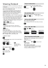 Preview for 13 page of Panasonic Viera TX-L32XM6E Operating Insructions